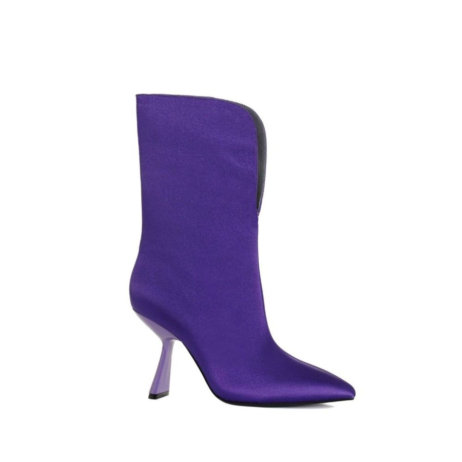 Scarpe twentyfourhaitch | Calendula Satin Easy Viola